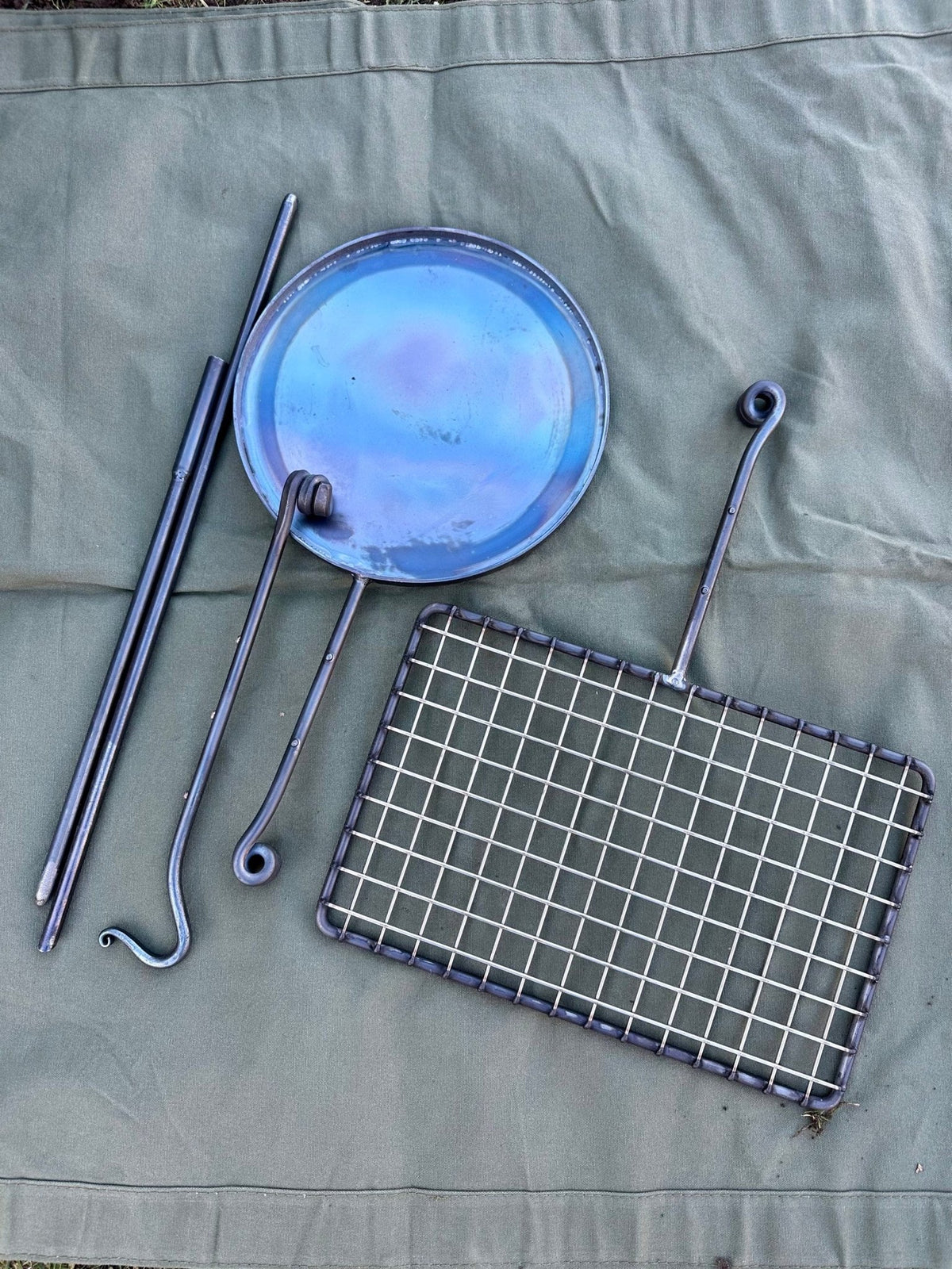 Large Fire Anchor | Grill, Skillet & Hook Arms - TJM Metalworks