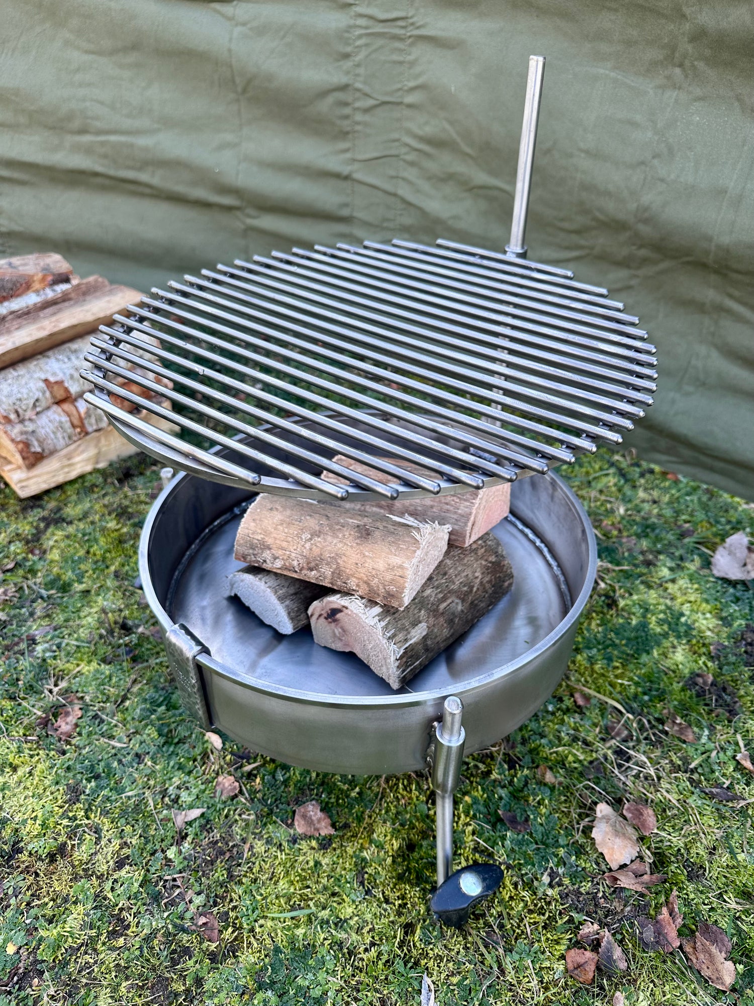 35cm Stainless Steel Grill for Fire Pit 35