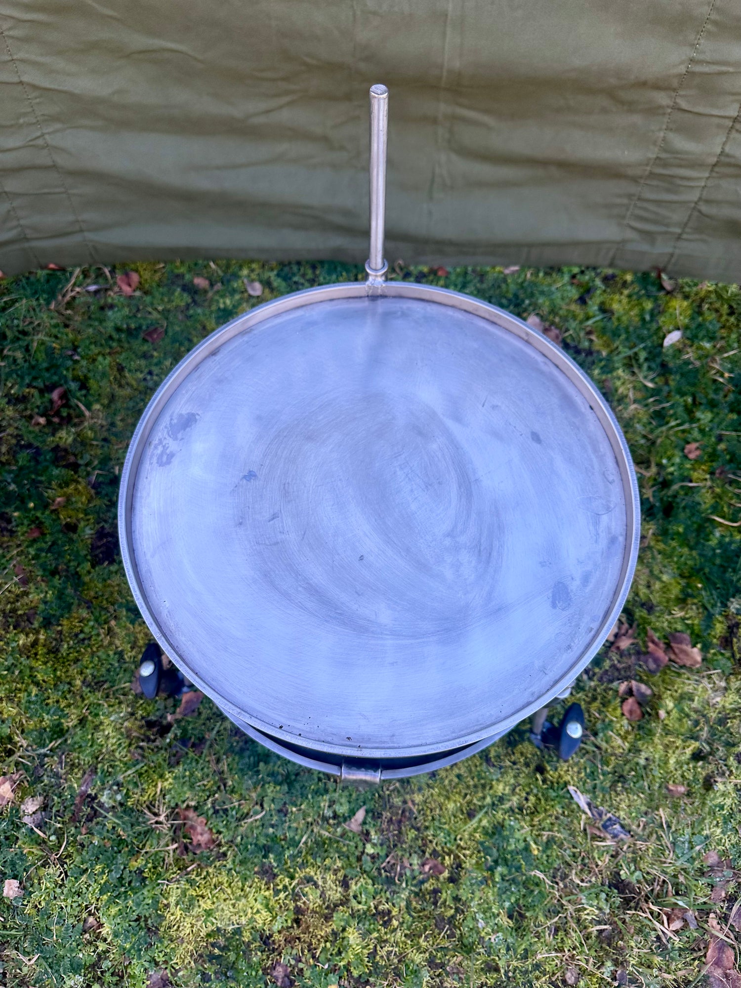 35cm Stainless Steel Skillet for Fire Pit 35