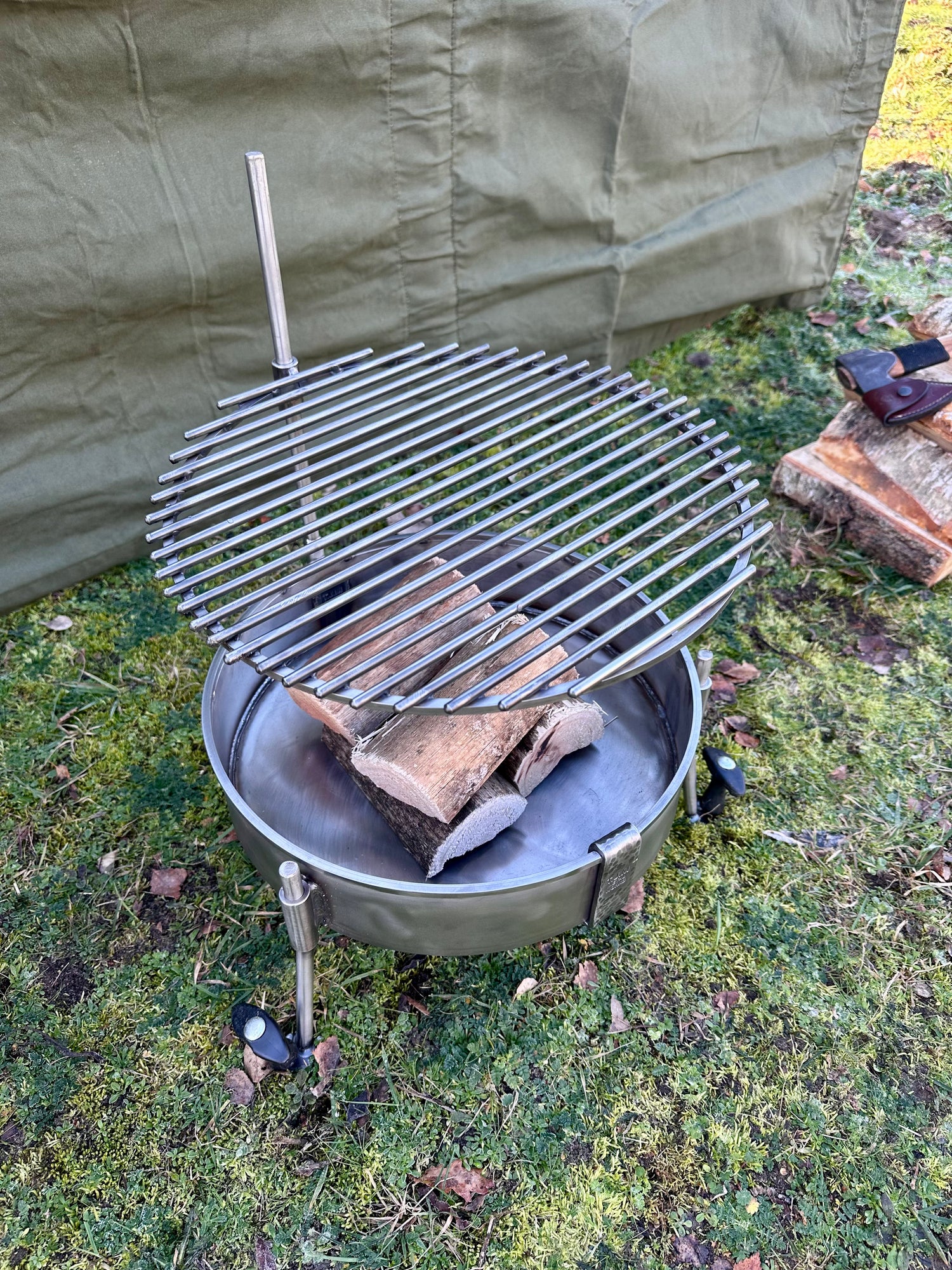 35cm Stainless Steel Grill for Fire Pit 35