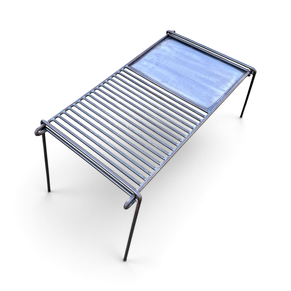 Base Camp Grill with Skillet Plate - TJM Metalworks