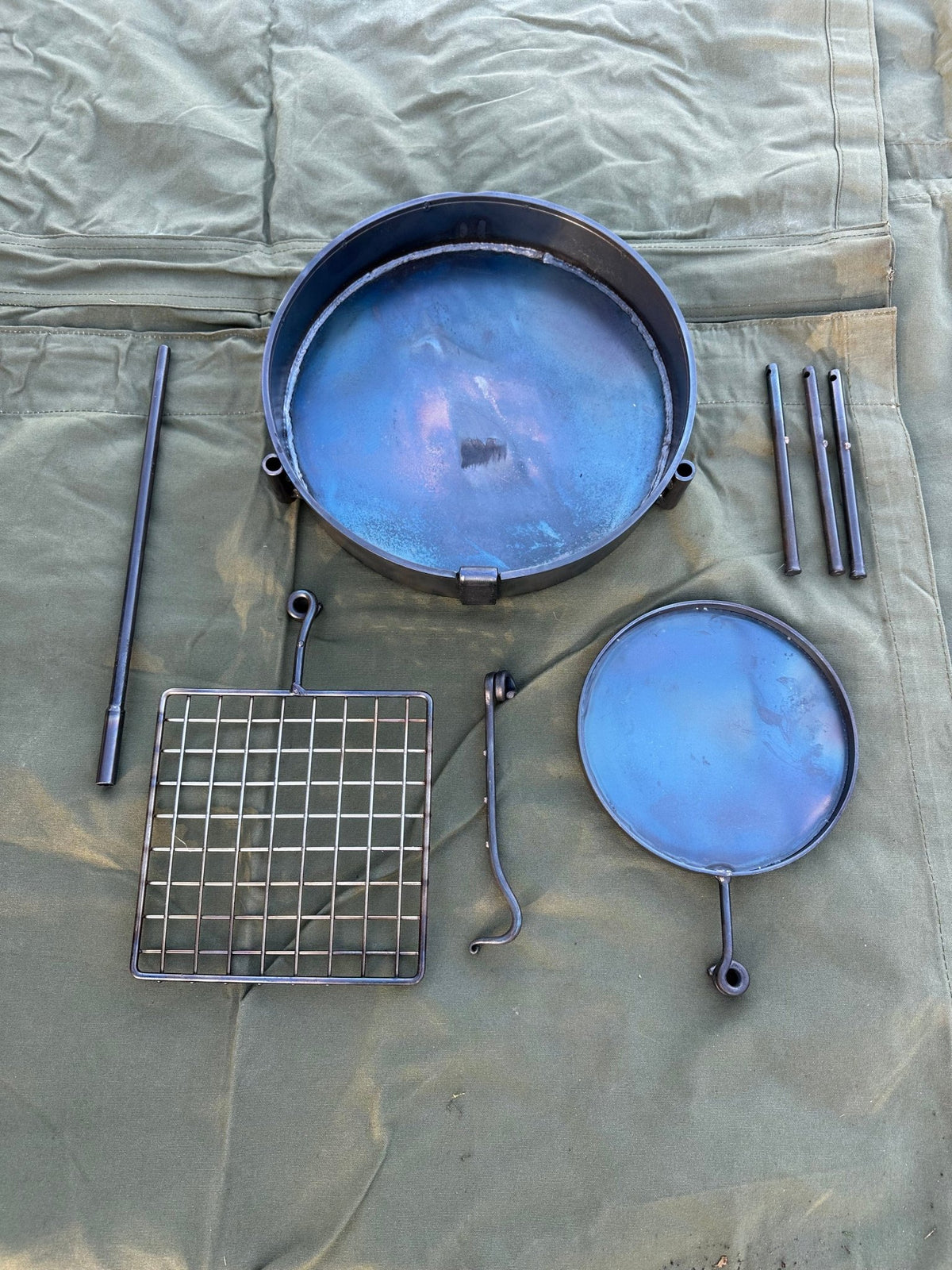 35cm Fire Pit & BBQ Cook Station - TJM Metalworks