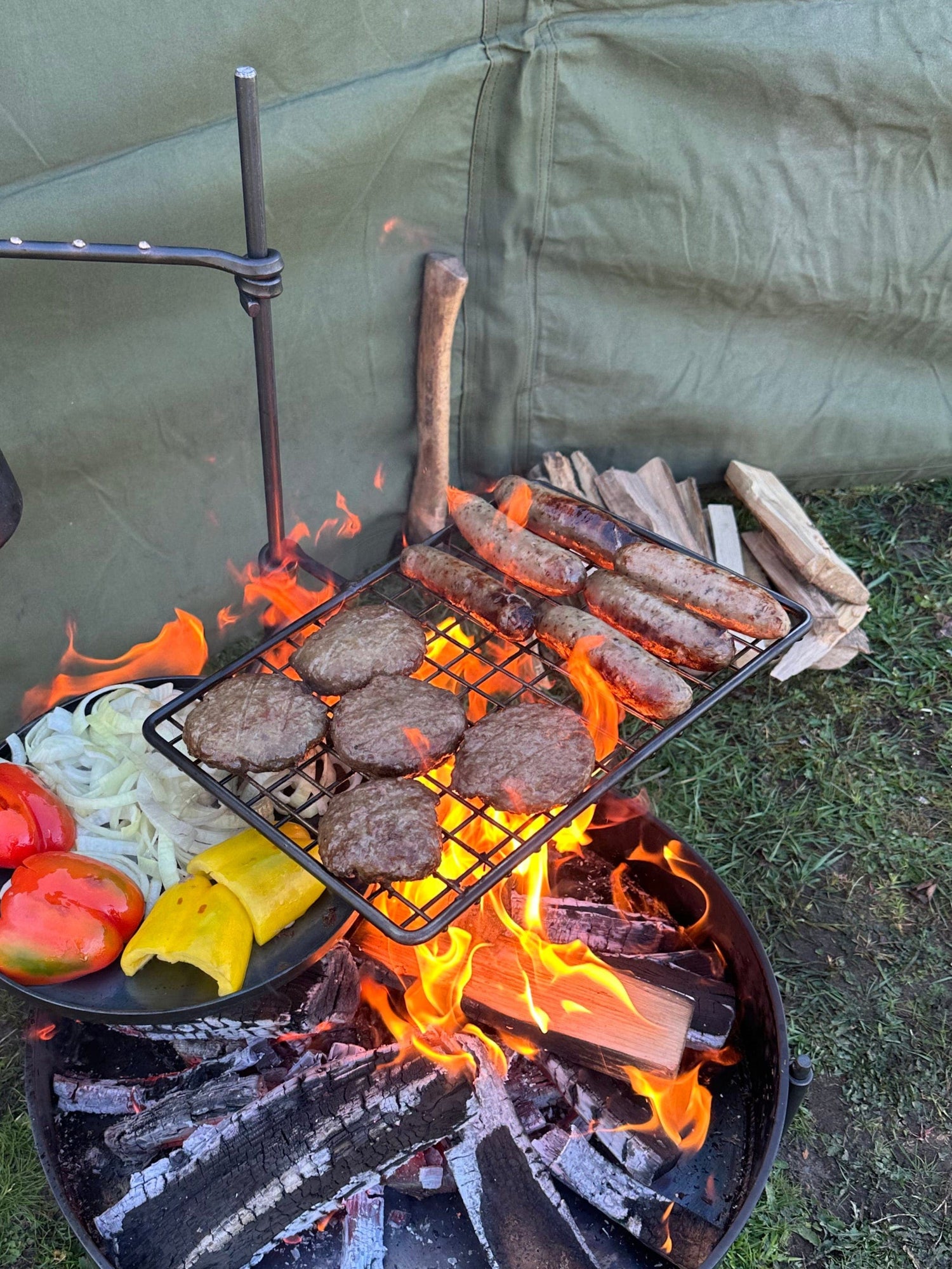 Grill Arm Steel for Large Fire Anchor