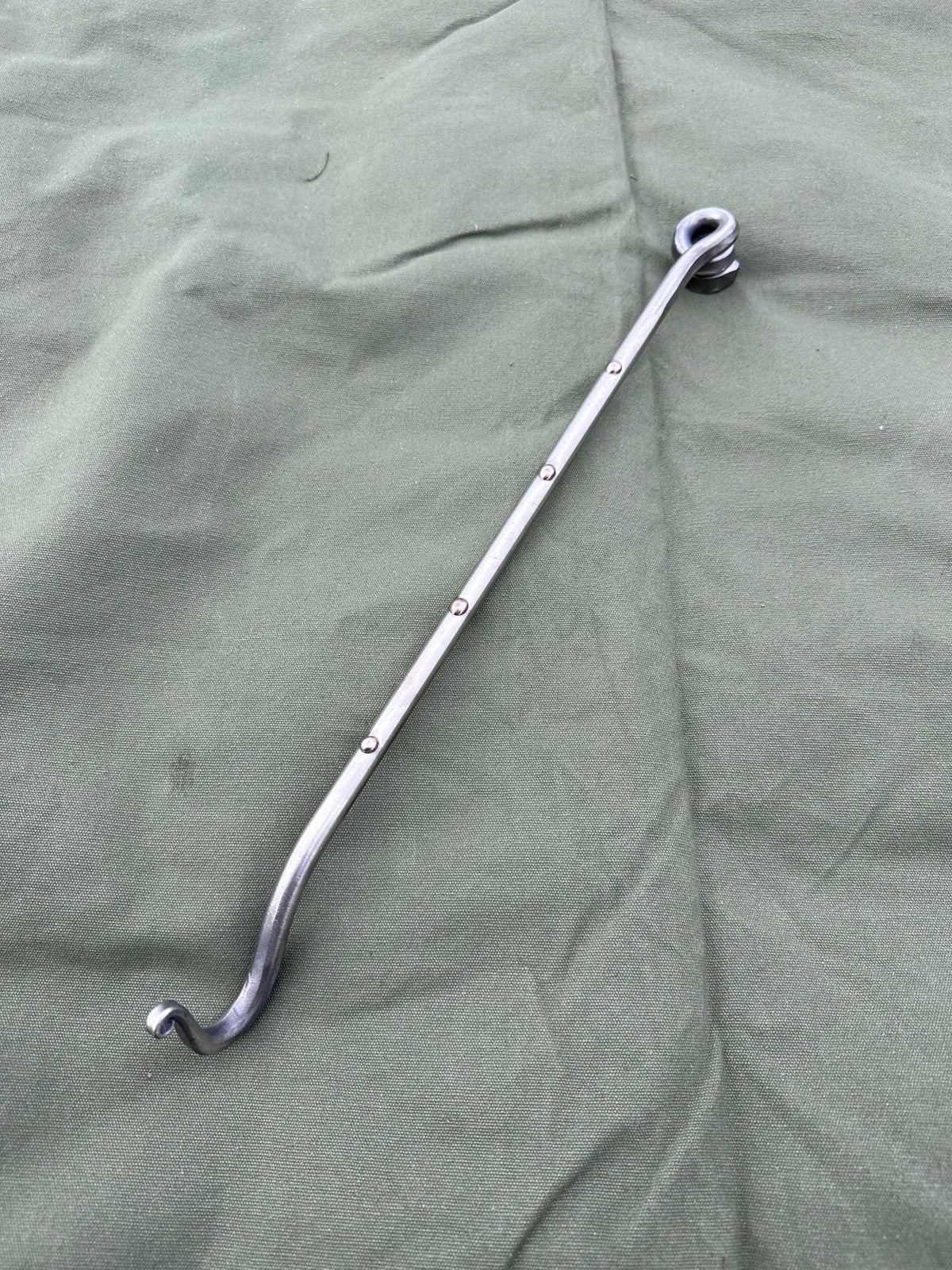 Stainless Steel Hook Arm for Large Fire Anchors - TJM Metalworks