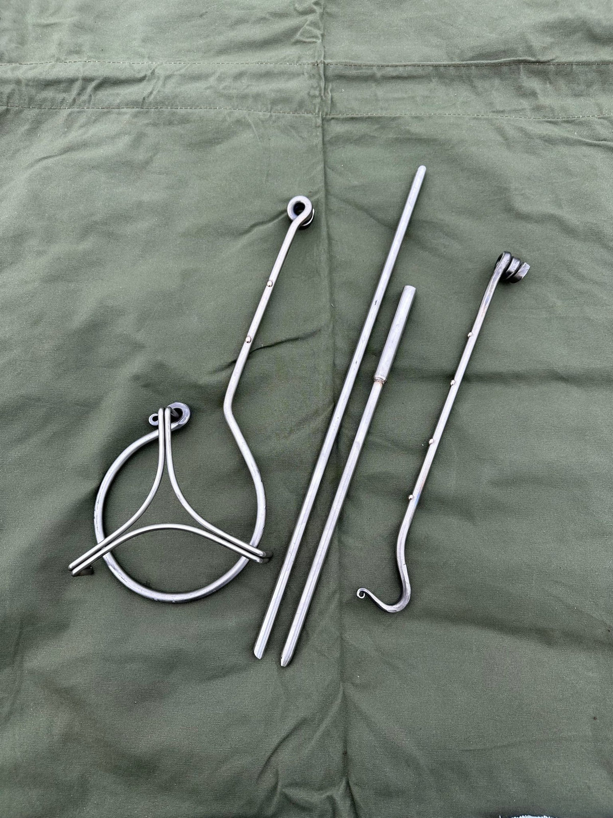 Large Stainless Steel Pan Fire Anchor - TJM Metalworks