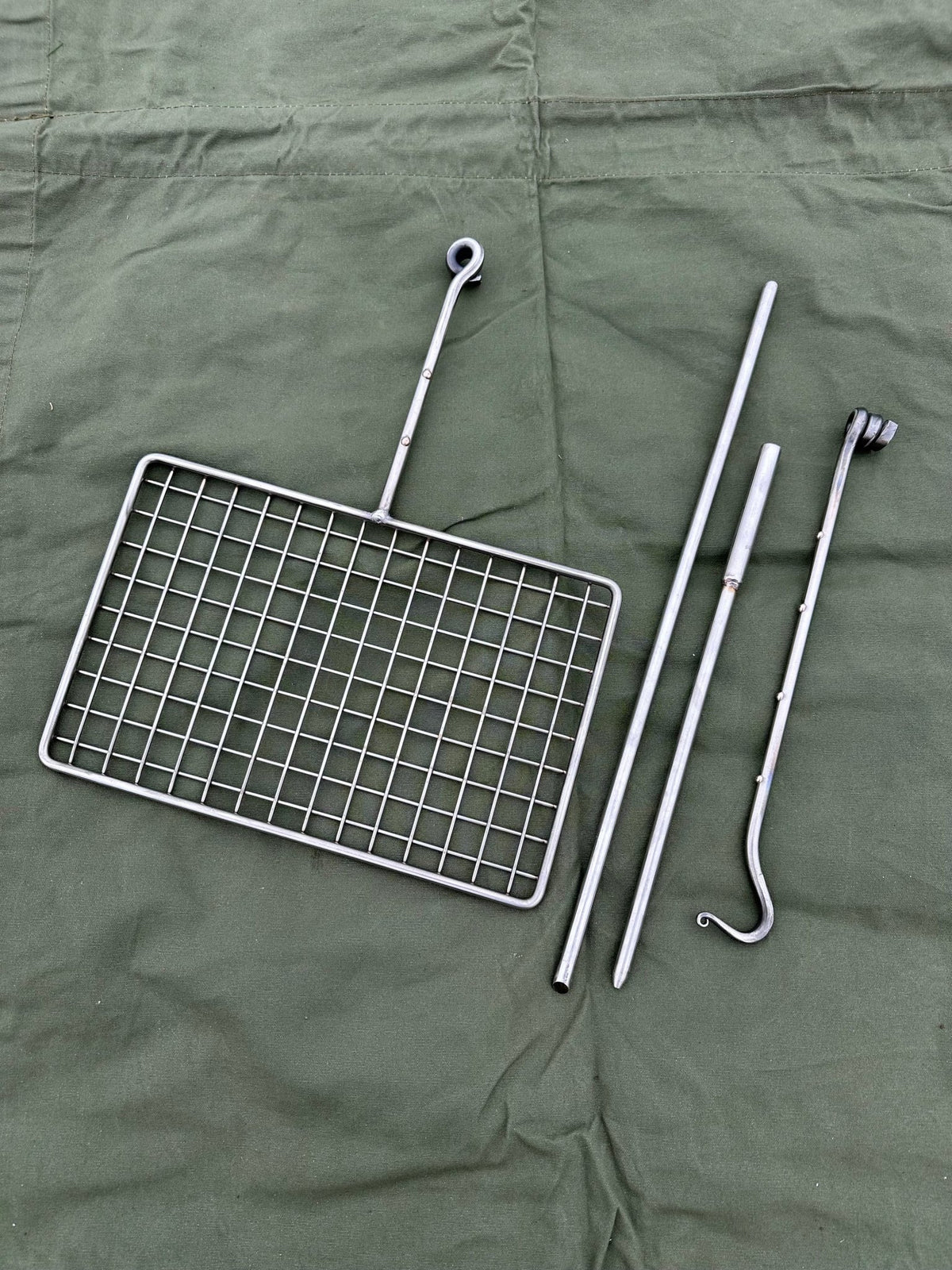 Large Stainless Steel Grill Fire Anchor - TJM Metalworks