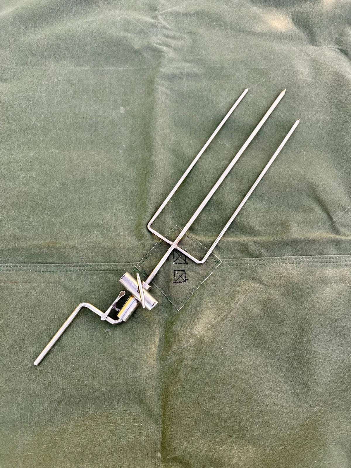 Stainless Steel Spit Roast Rotisserie for Fire Anchors & Cook Stations - TJM Metalworks