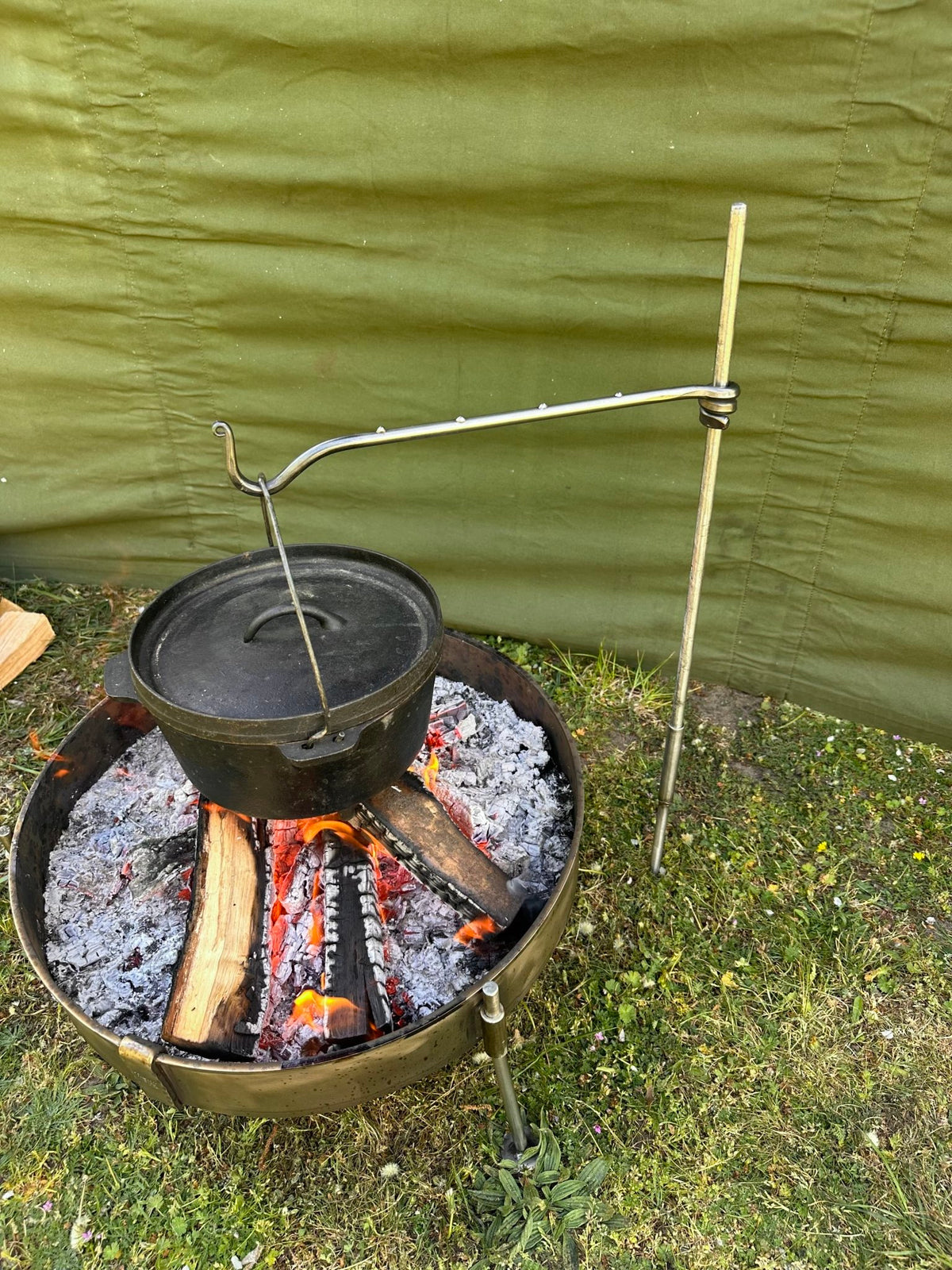 Large Stainless Steel Pan Fire Anchor - TJM Metalworks