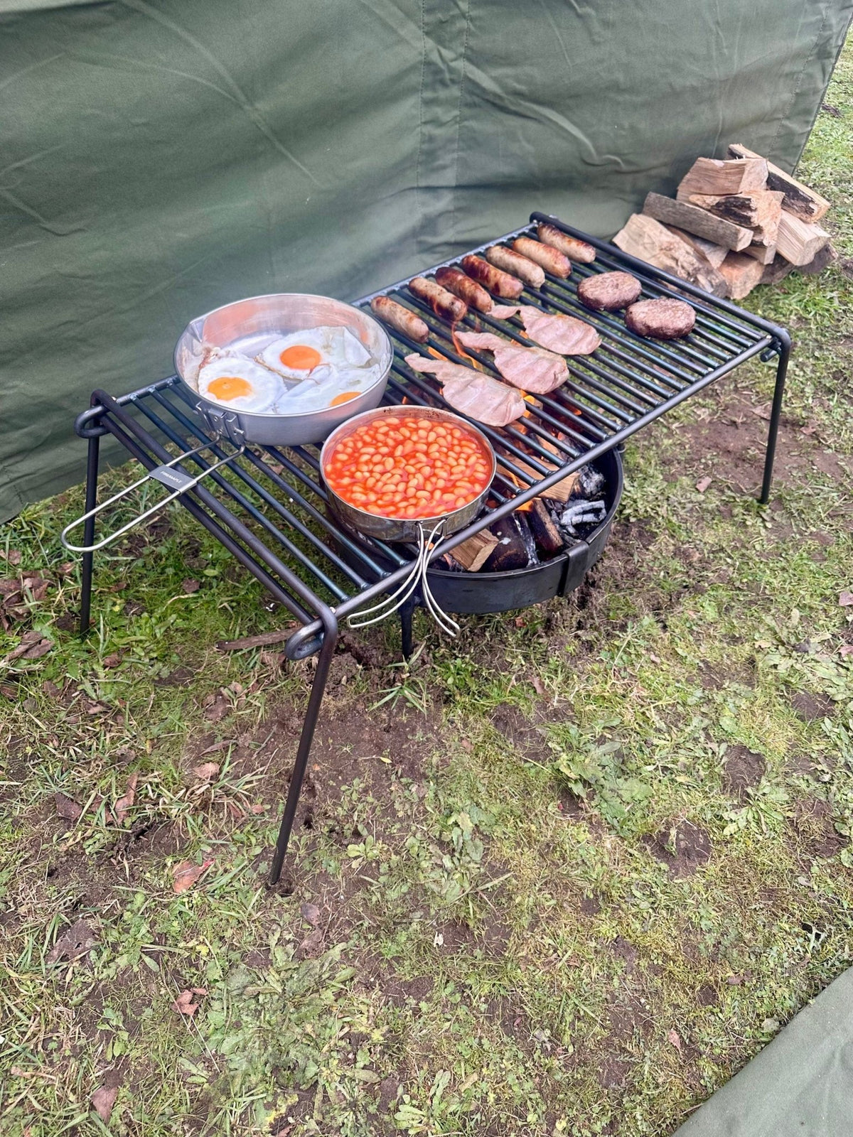 Heavy Duty Base Camp BBQ Grill - TJM Metalworks
