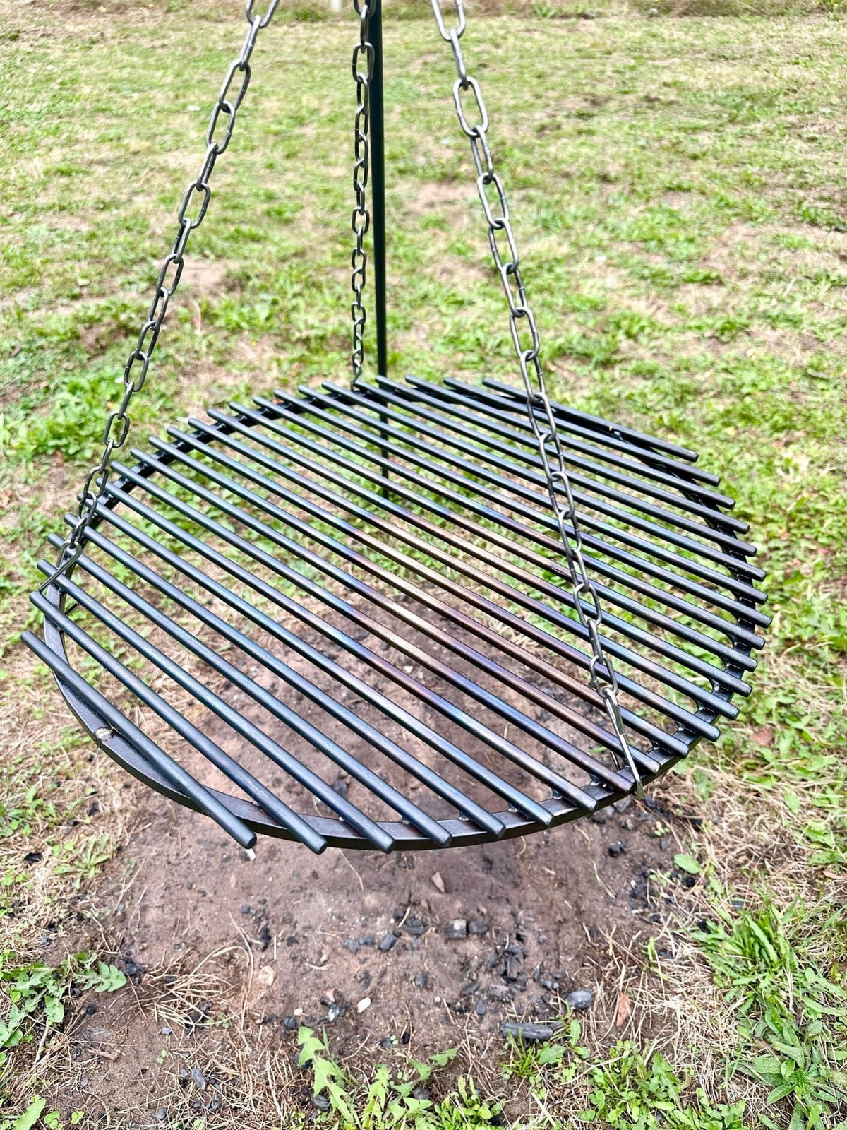 Heavy Gauge Steel Hanging Campfire Grill - TJM Metalworks