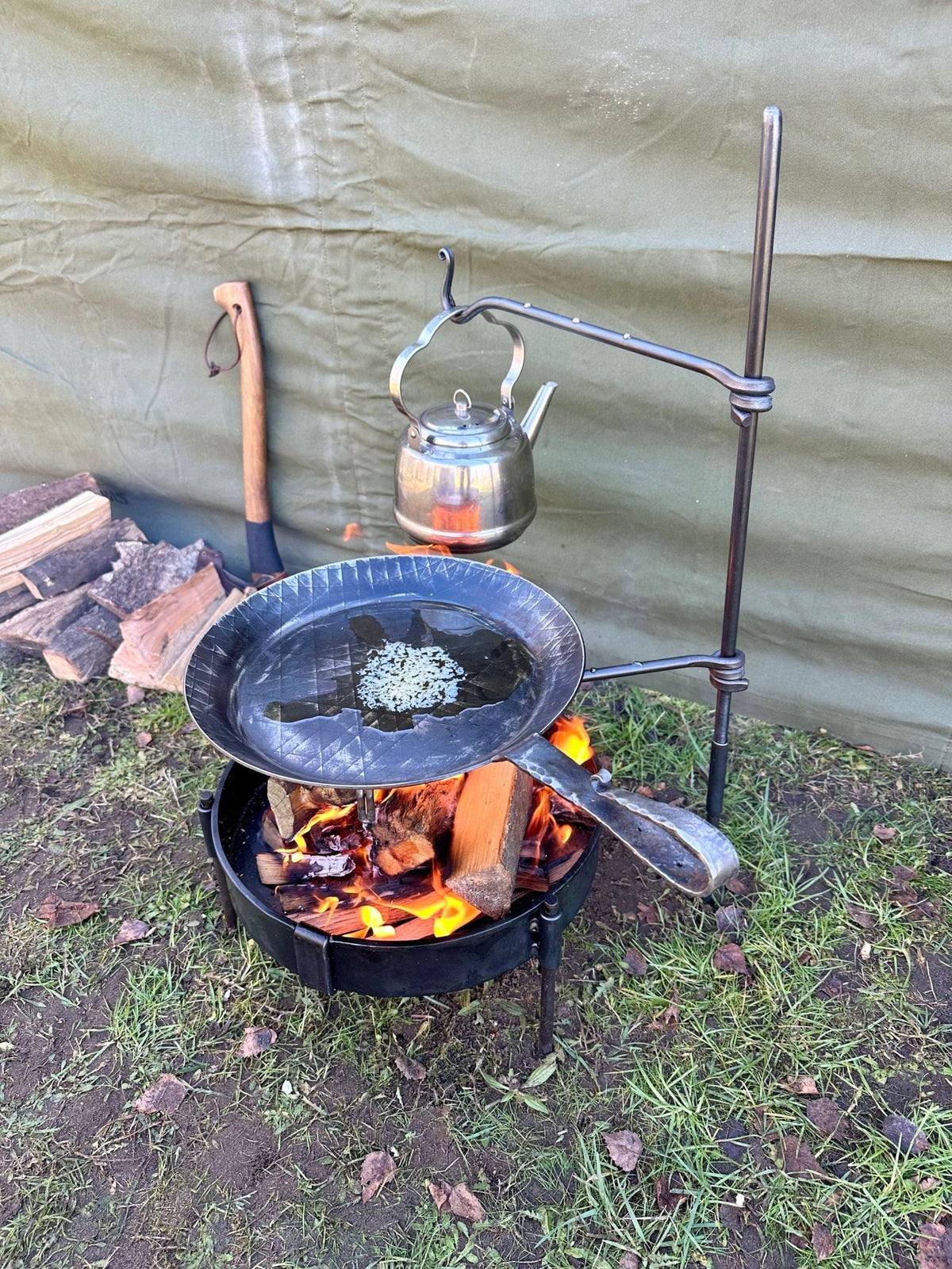 Large Fire Anchor Cook Swing Arm - TJM Metalworks