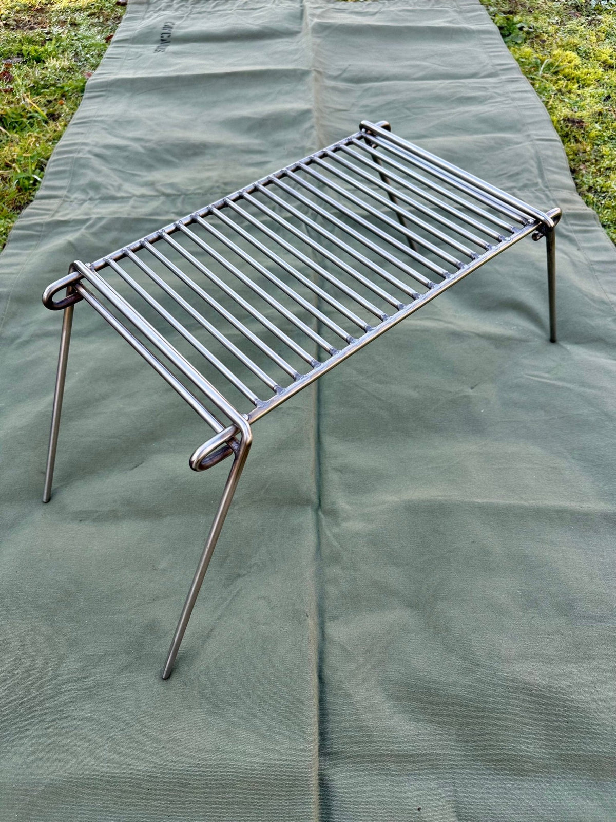 Stainless Steel Folding Camp Grill - TJM Metalworks