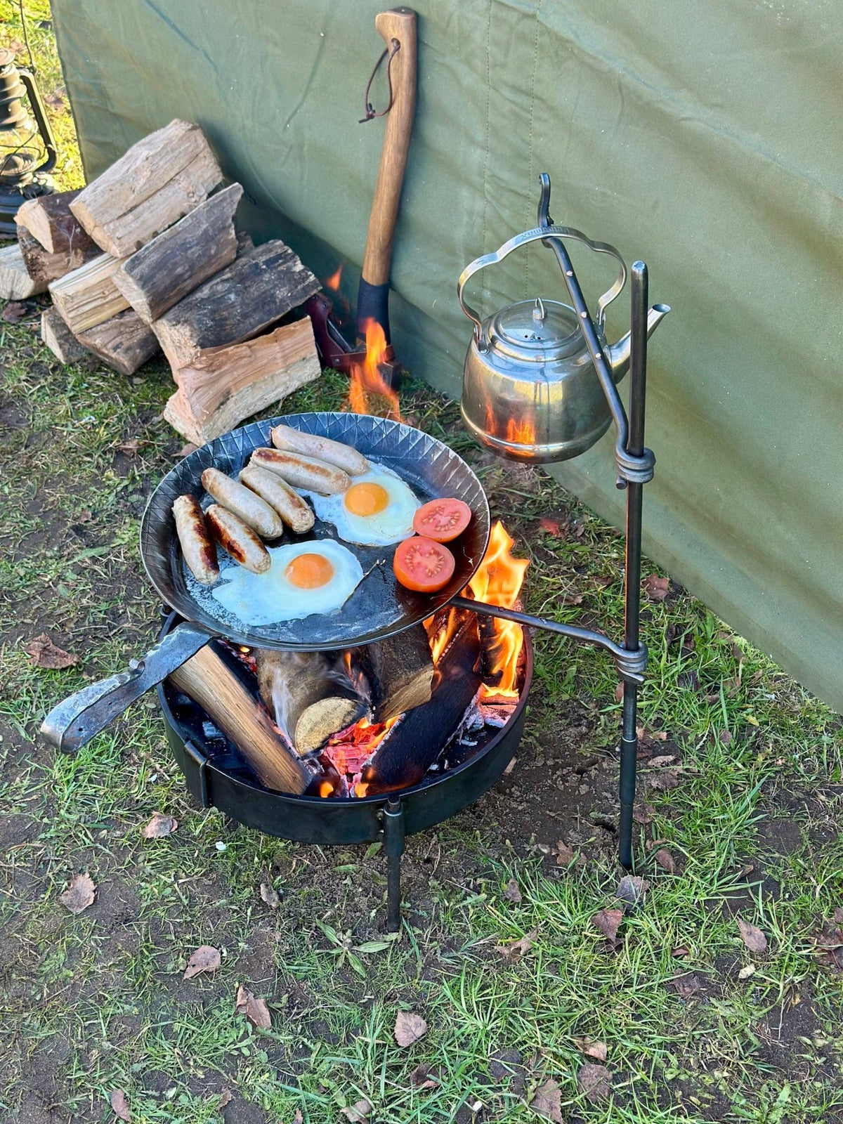 Large Fire Anchor Cook Swing Arm - TJM Metalworks