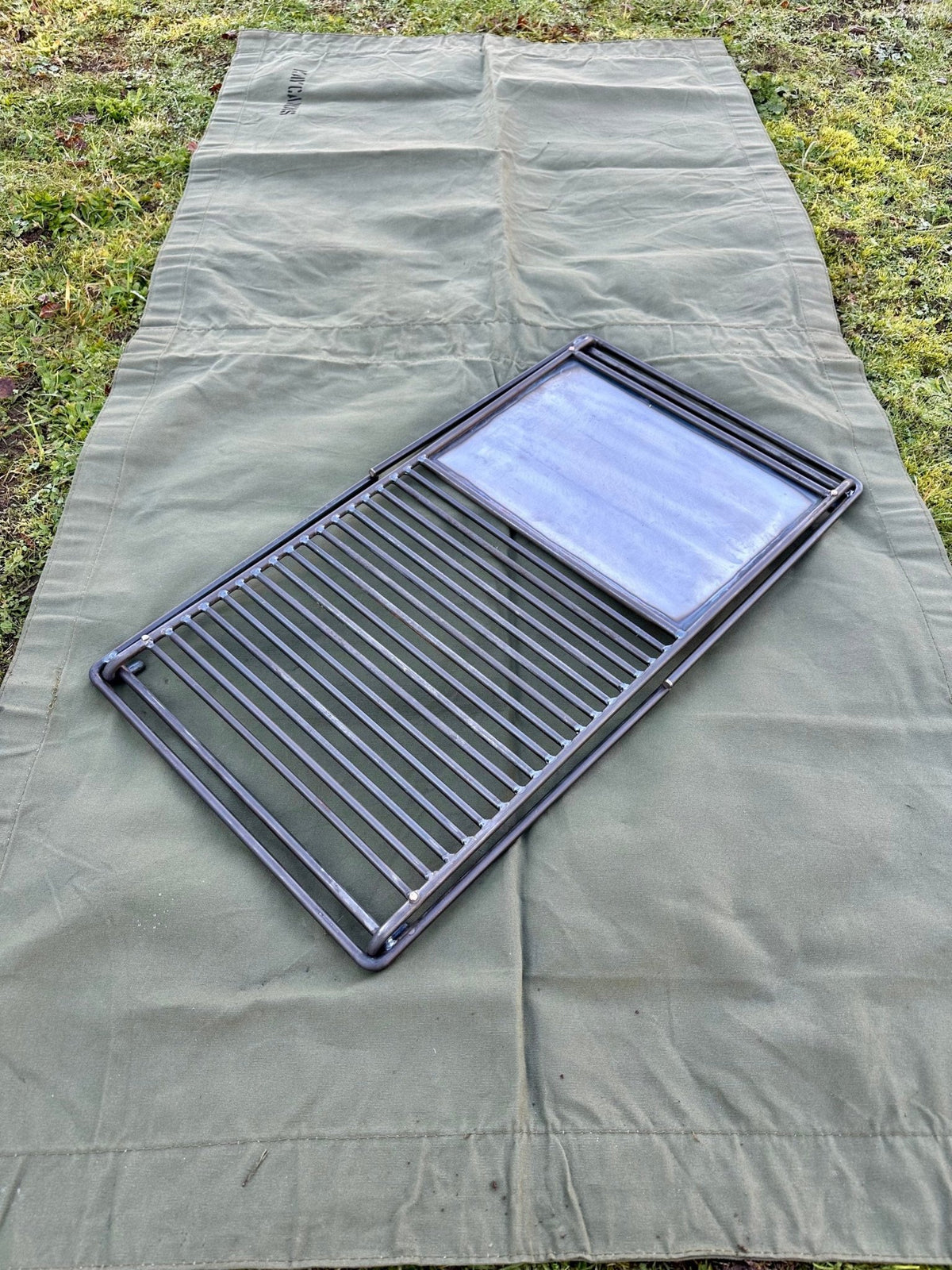 Base Camp Grill with Skillet Plate - TJM Metalworks