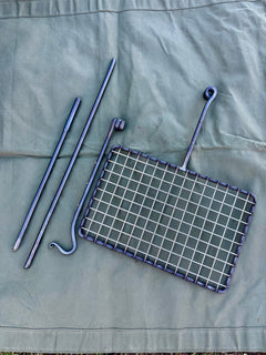 Large Fire Anchor | Grill Arm & Hook Arm - TJM Metalworks