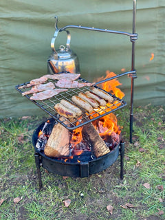Large Fire Anchor | Grill Arm & Hook Arm - TJM Metalworks