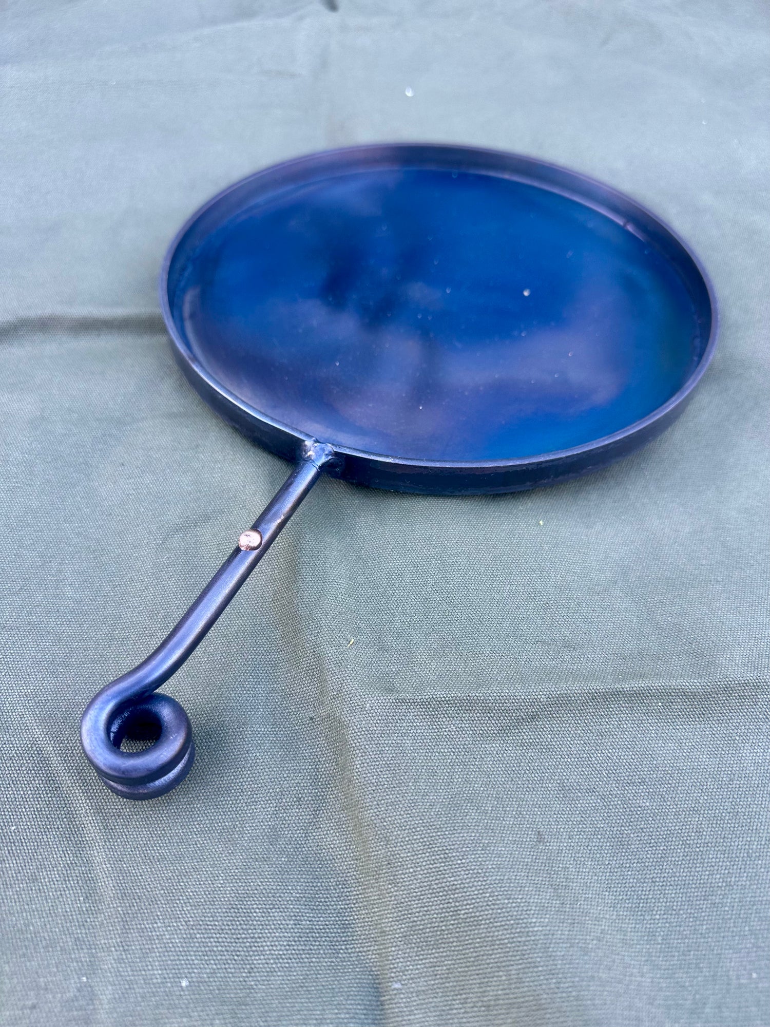 22cm Steel Skillet for 35cm Fire Pit | TJM Metalworks