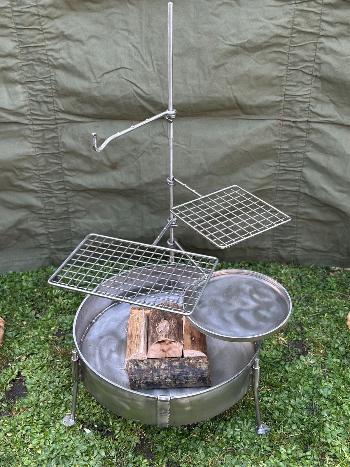 Stainless Steel Grill Arm for 50cm Fire Pit - TJM Metalworks