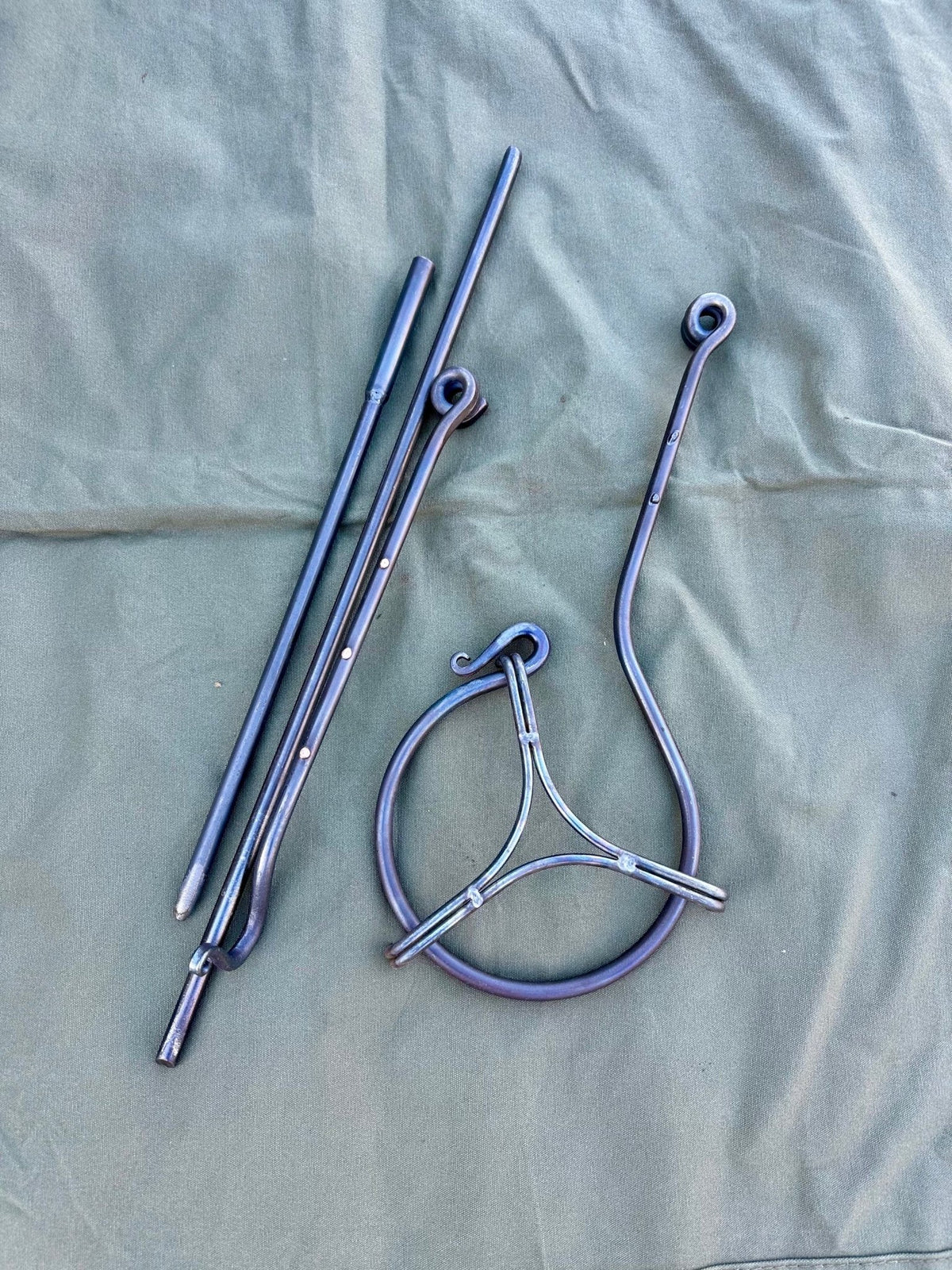 Large Fire Anchor Cook Swing Arm - TJM Metalworks