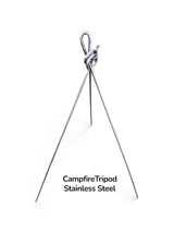 Stainless Steel Campfire Tripod | Fire Bridge & Tripod Setup - TJM Metalworks