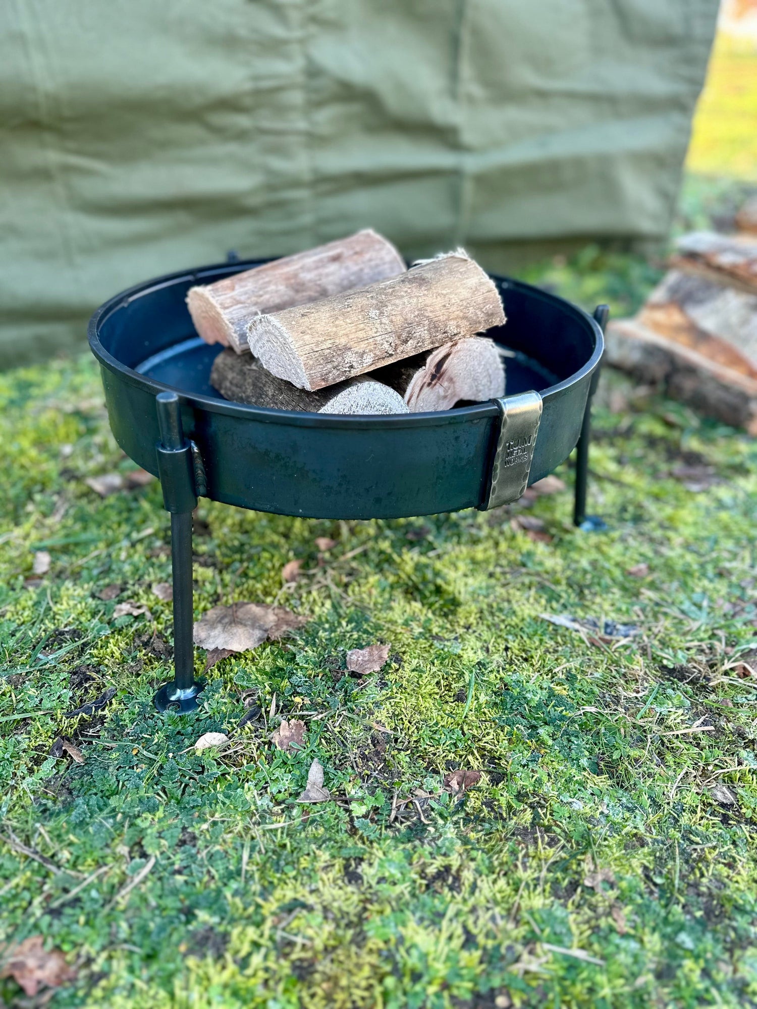 35cm Portable Camping Fire Pit | Home & Garden Fire Bowl