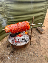 Stainless Steel Spit Roast Rotisserie for Fire Anchors & Cook Stations
