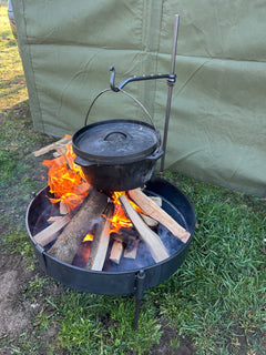 Fire Pit 50 Cook Station Portable Fire Pit BBQ Set