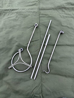 Large Stainless Steel Pan Fire Anchor - TJM Metalworks