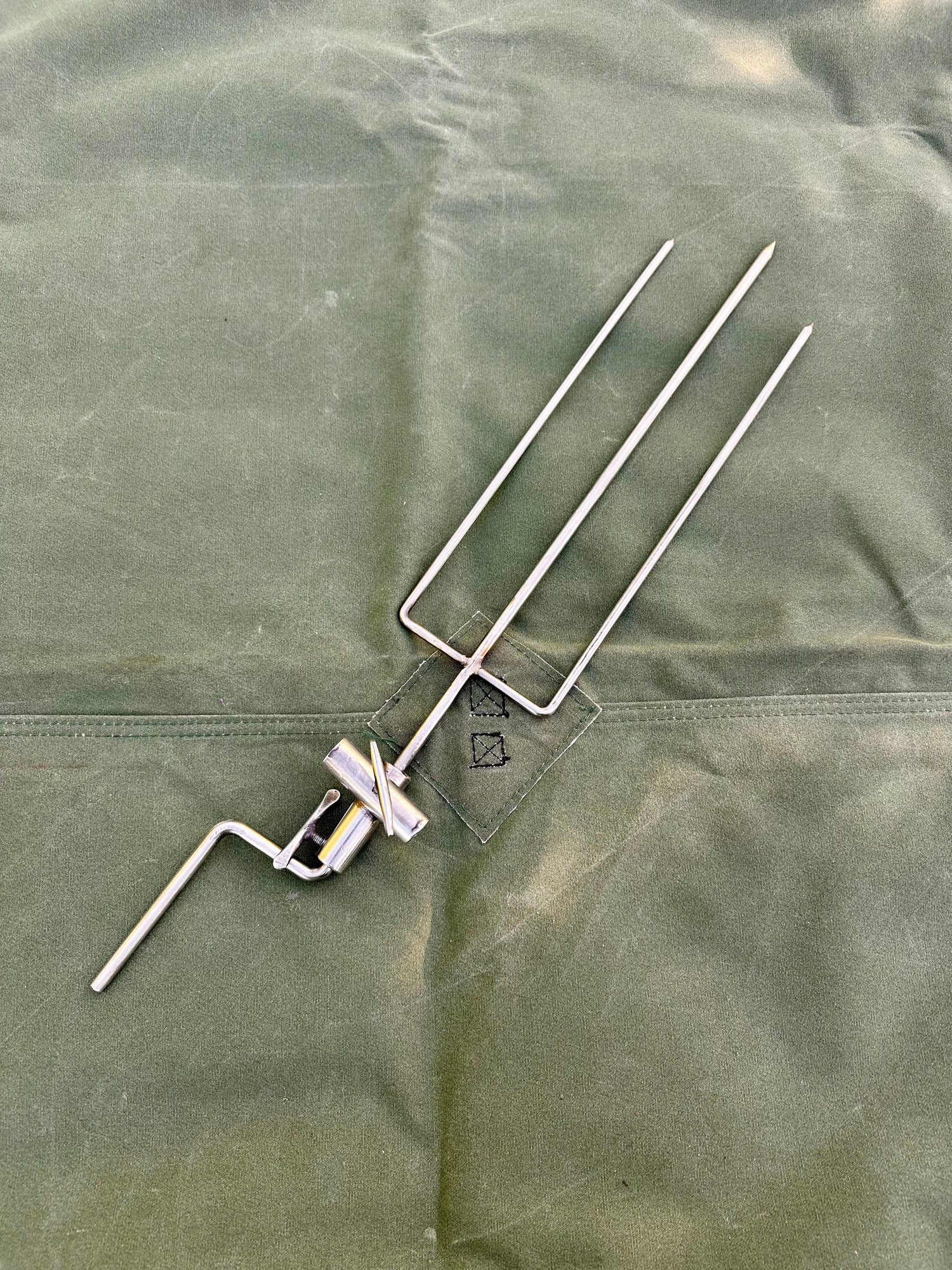 Stainless Steel Spit Roast Rotisserie for Fire Anchors & Cook Stations
