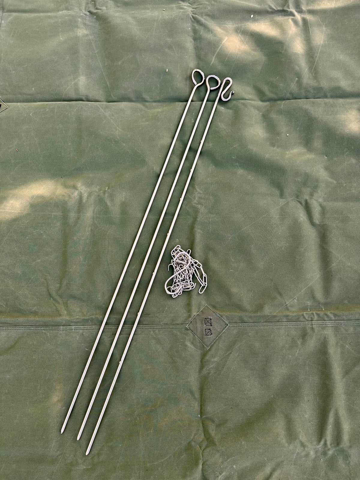 Stainless Steel Campfire Tripod | Fire Bridge & Tripod Setup - TJM Metalworks