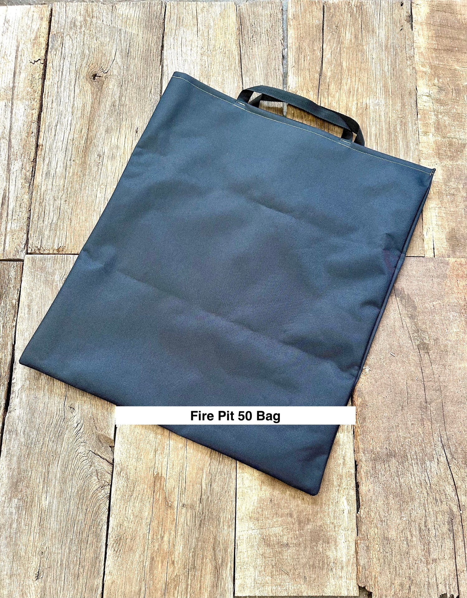 Bag for fire pit 50 Heavy canvas made by David Friars