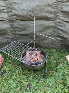 Large Stainless Steel Grill Fire Anchor - TJM Metalworks