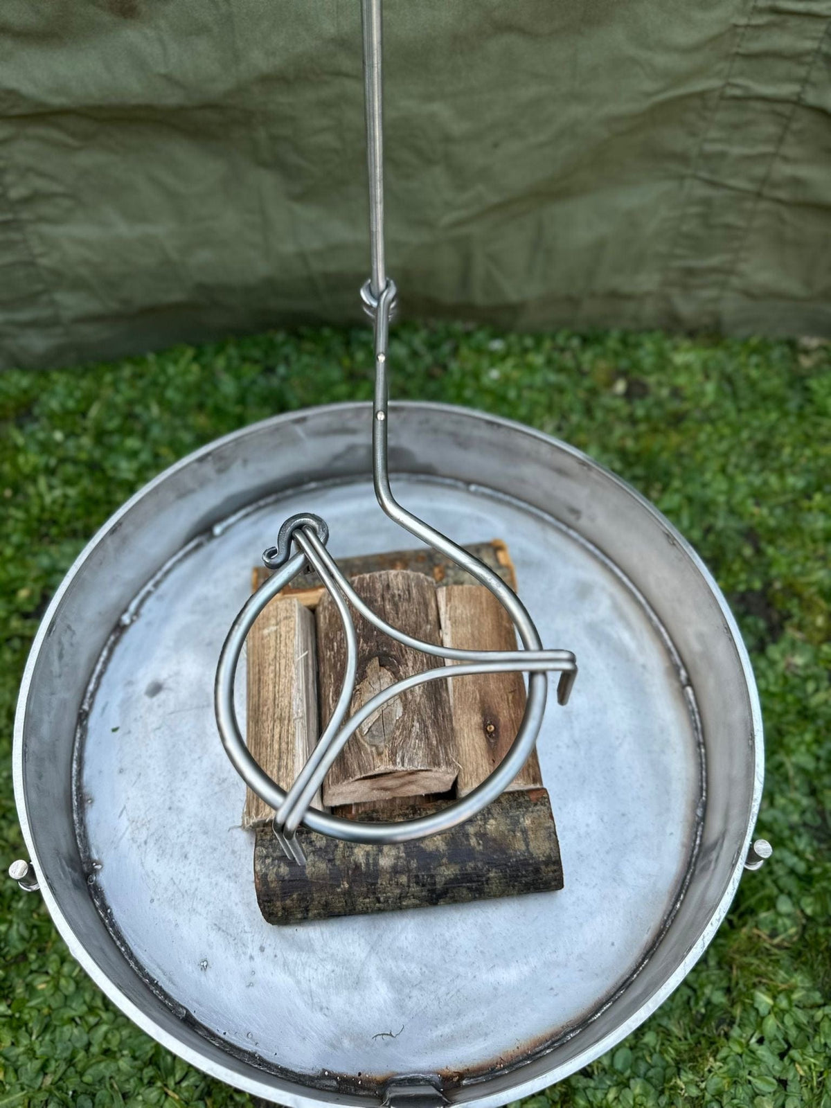 Stainless Steel Pan Arm for Large Fire Anchors - TJM Metalworks