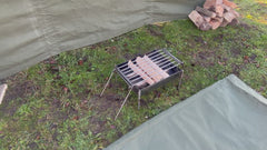 Backpack Grill lightweight Camping Grill, 304 Stainless steel 